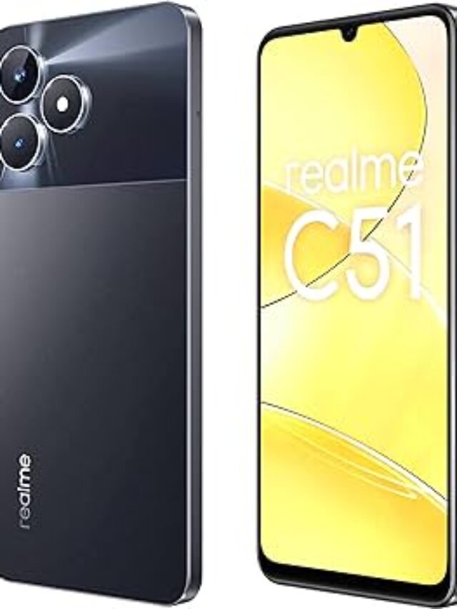smartphone realme c51 black 4 gb ram 6,7″ 128 gb